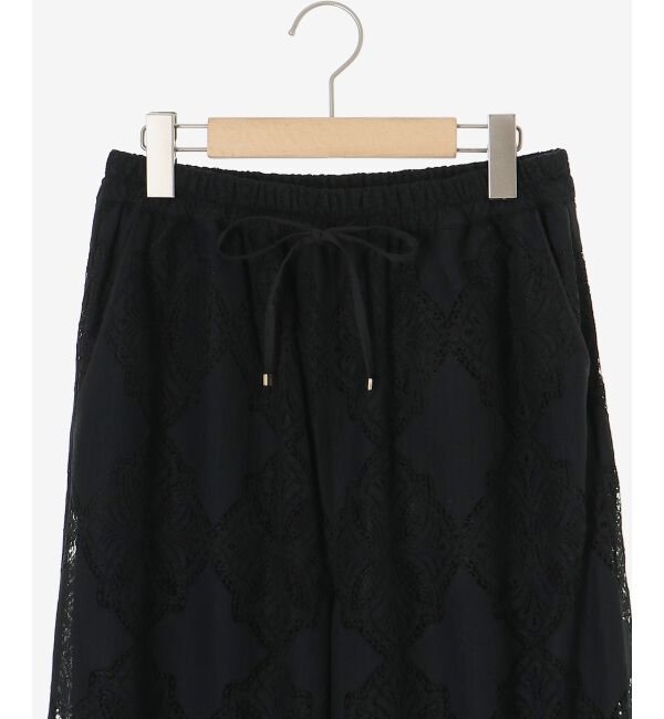  「《手洗い可能》パッチワーク風レースイージーパンツ」|その他|