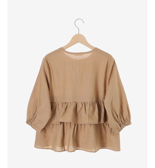  「《着映え◎》コットン麻フリルティアードジャケット」|その他|