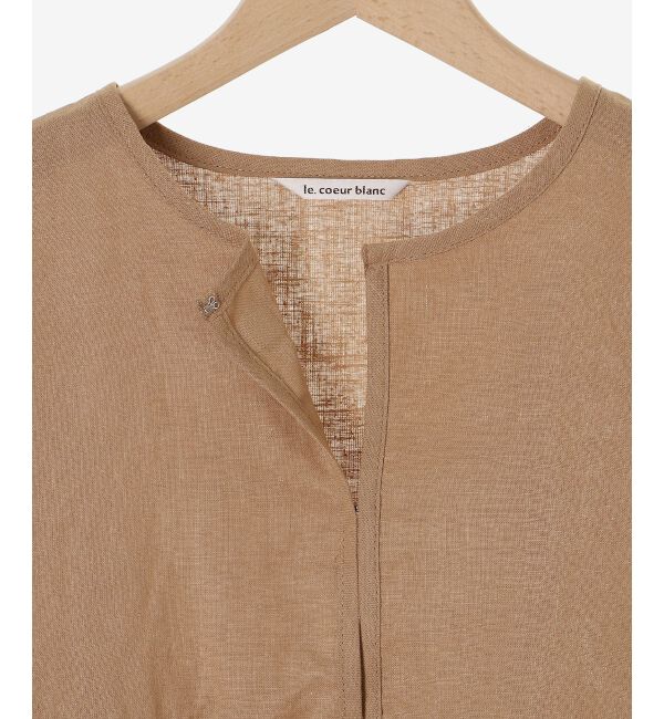  「《着映え◎》コットン麻フリルティアードジャケット」|その他|