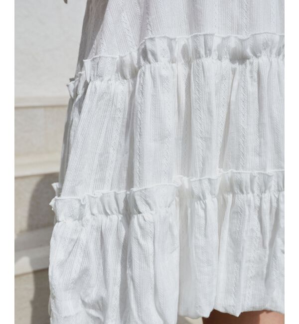  「肩リボンバルーンチュニック」|シャツ・ブラウス|