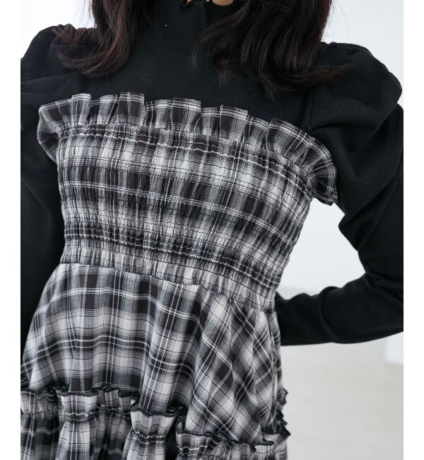  「肩リボンバルーンチュニック」|シャツ・ブラウス|