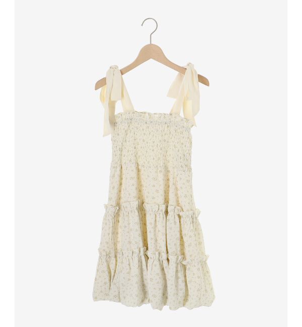  「肩リボンバルーンチュニック」|シャツ・ブラウス|