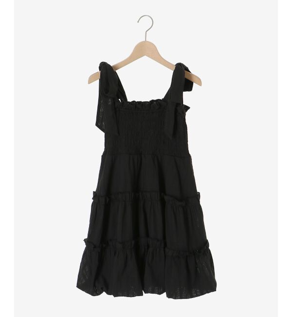  「肩リボンバルーンチュニック」|シャツ・ブラウス|