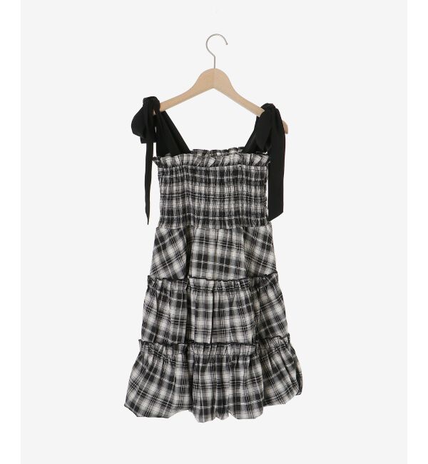  「肩リボンバルーンチュニック」|シャツ・ブラウス|