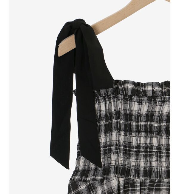  「肩リボンバルーンチュニック」|シャツ・ブラウス|