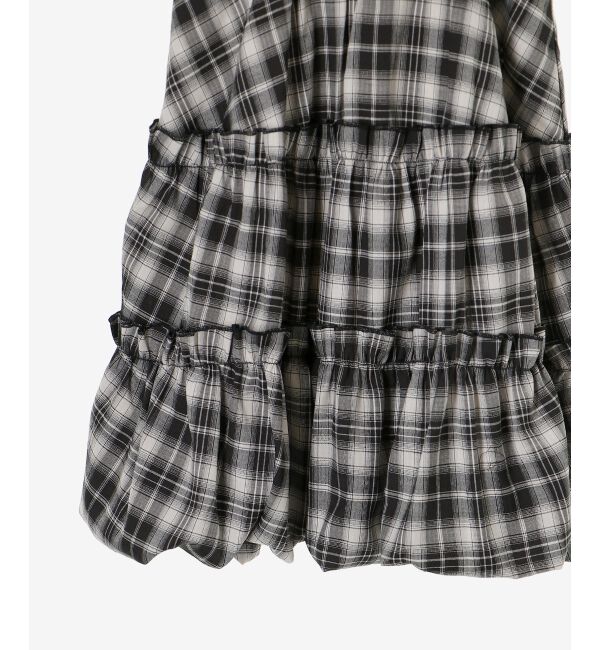  「肩リボンバルーンチュニック」|シャツ・ブラウス|