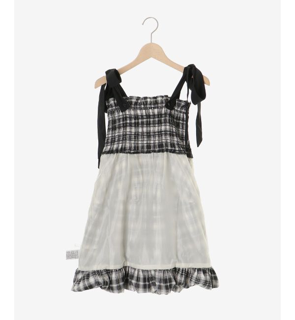  「肩リボンバルーンチュニック」|シャツ・ブラウス|