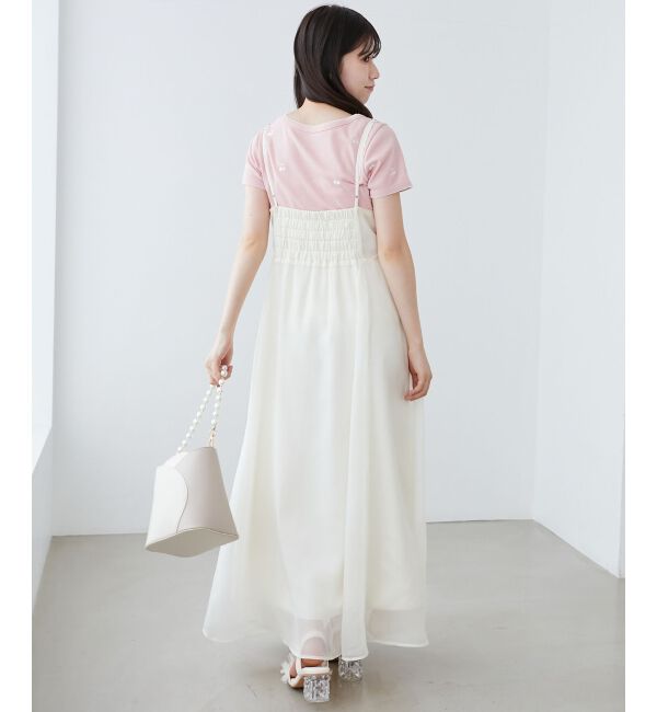  「ガーリーモチーフエンブロイダリーT」|Tシャツ・カットソー|