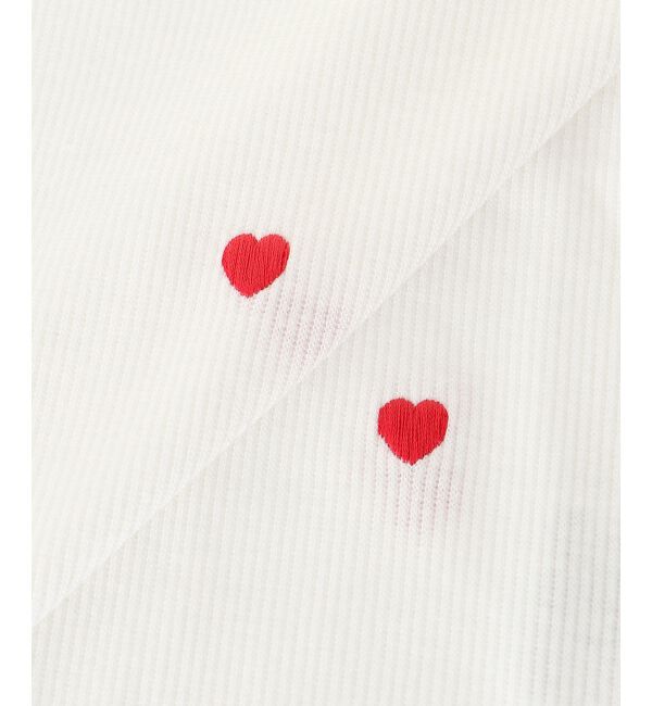  「ガーリーモチーフエンブロイダリーT」|Tシャツ・カットソー|