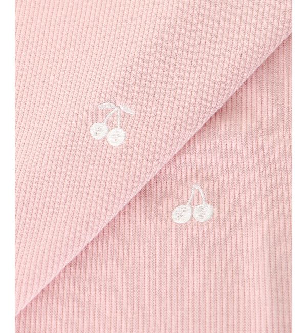  「ガーリーモチーフエンブロイダリーT」|Tシャツ・カットソー|