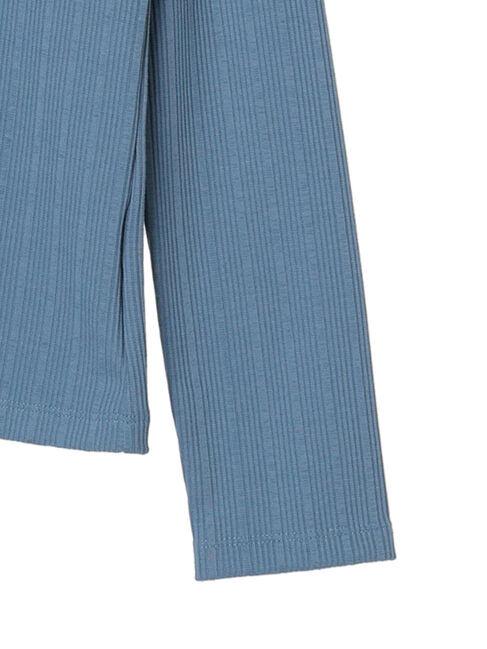 earth music&ecology「レイヤード風リブプルオーバー」|Tシャツ・カットソー|