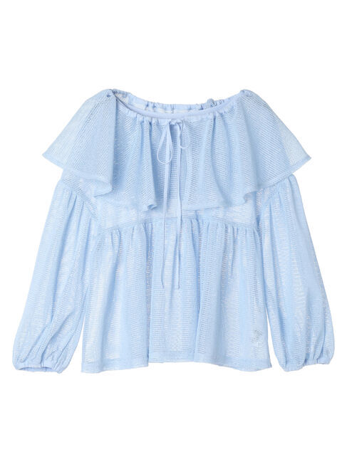 earth music&ecology「マルチwayカラーメッシュブラウス」|シャツ・ブラウス|