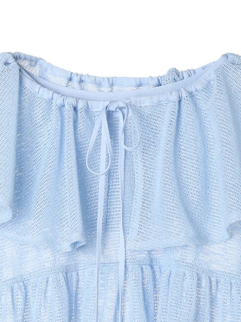 earth music&ecology「マルチwayカラーメッシュブラウス」|シャツ・ブラウス|