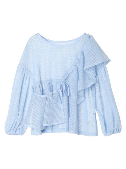 earth music&ecology「マルチwayカラーメッシュブラウス」|シャツ・ブラウス|