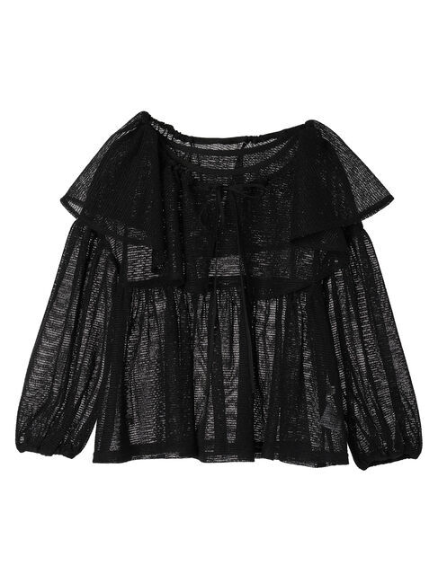 earth music&ecology「マルチwayカラーメッシュブラウス」|シャツ・ブラウス|