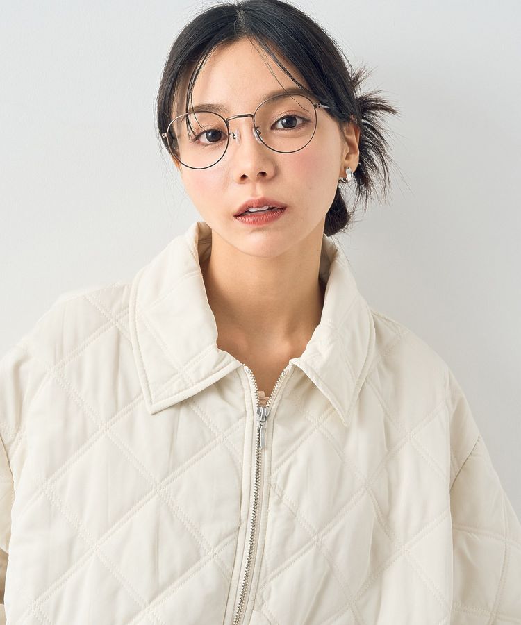 earth music&ecology「ダブルステッチキルティングコート」|ブルゾン・スタジャン|