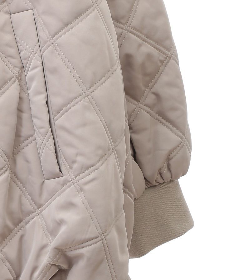 earth music&ecology「ダブルステッチキルティングコート」|ブルゾン・スタジャン|