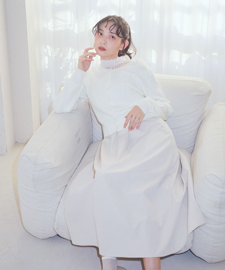 earth music&ecology「レースドッキングプルオーバー」|Tシャツ・カットソー|