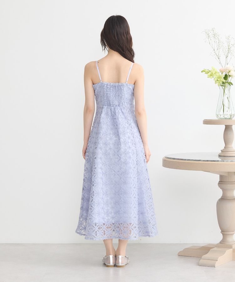 earth music&ecology「SET2点シアーブラウス＋3Dレースワンピース」|ワンピース|