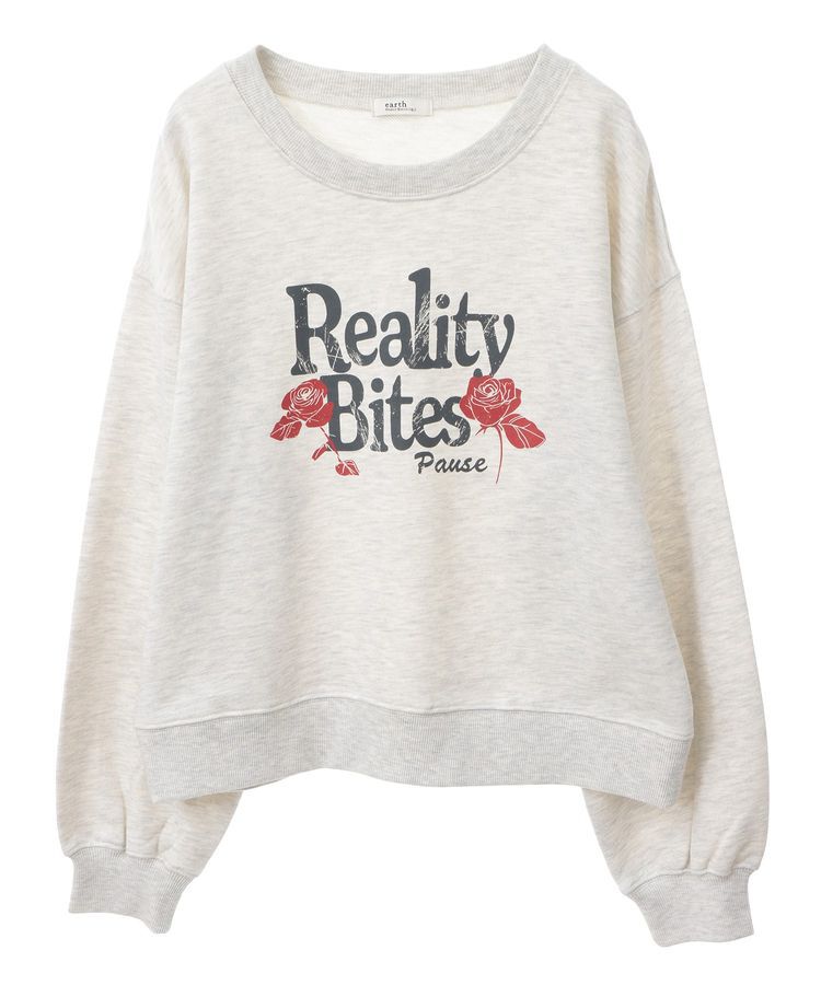 earth music&ecology「ローズ&times;ロゴグラフィックスウェット」|スウェット・ジャージ|