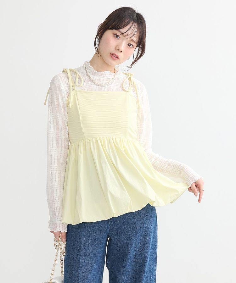 earth music&ecology「バルーンキャミチュニック」|チュニック|