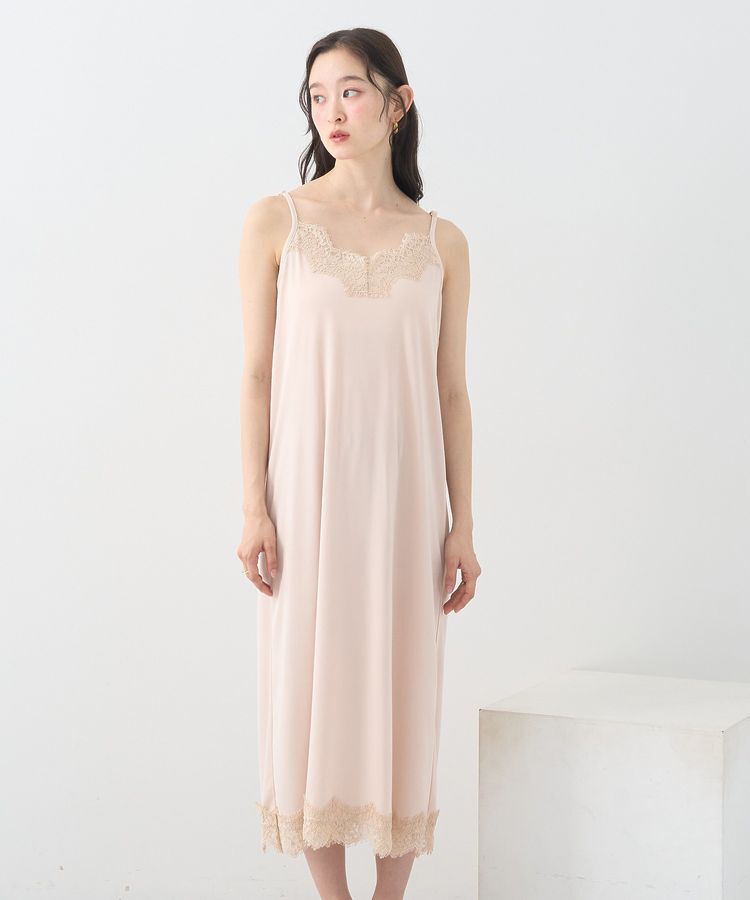 earth music&ecology「レースインナーキャミワンピース」|ワンピース|