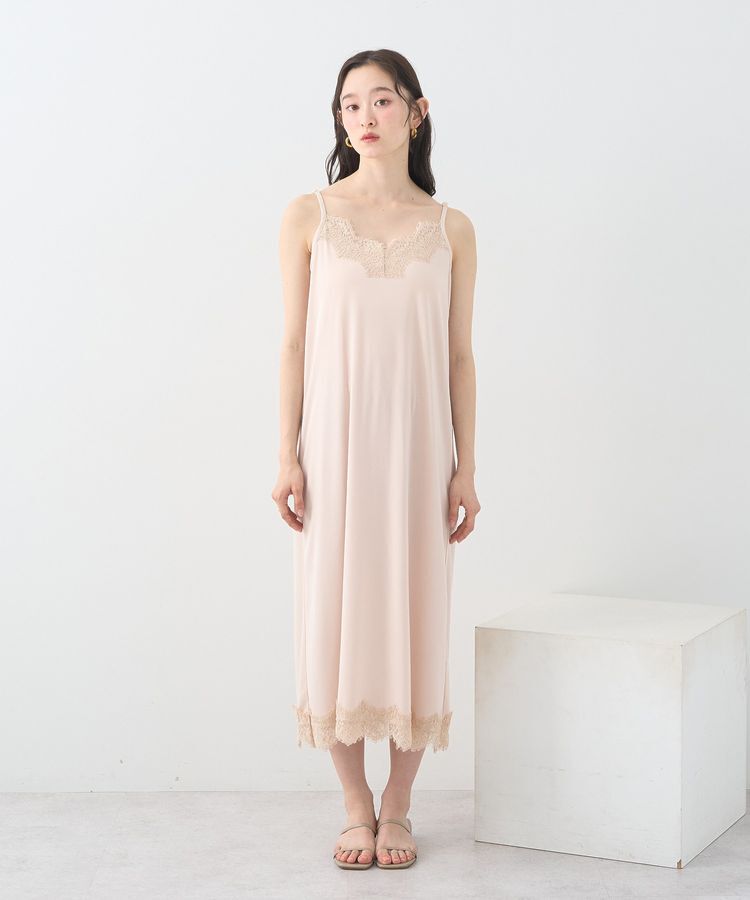 earth music&ecology「レースインナーキャミワンピース」|ワンピース|