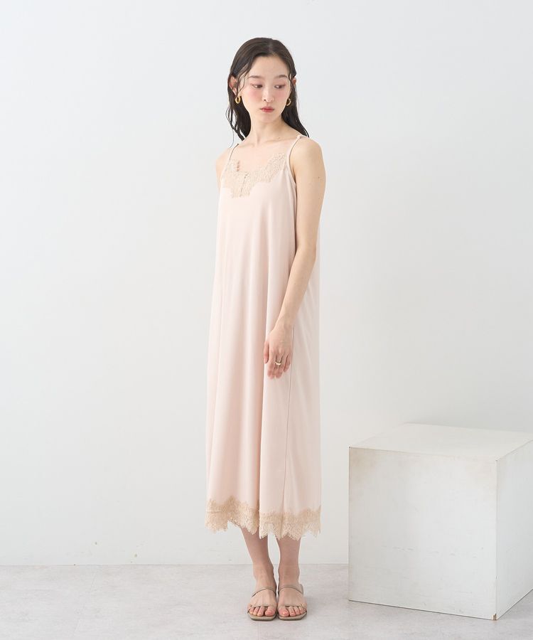 earth music&ecology「レースインナーキャミワンピース」|ワンピース|