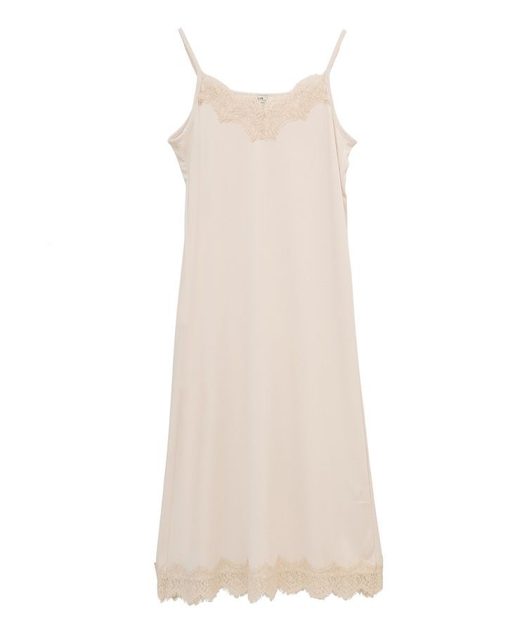 earth music&ecology「レースインナーキャミワンピース」|ワンピース|