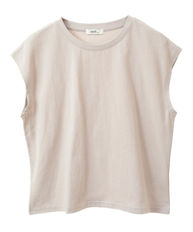 earth music&ecology「SET2点 クロシェキャミソール+ノースリーブプルオーバー」|Tシャツ・カットソー|