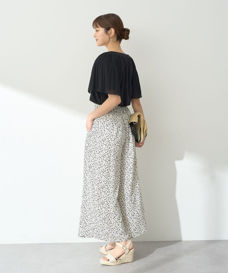 earth music&ecology「マジョリカフレアスリーブスクエアプルオーバー」|Tシャツ・カットソー|