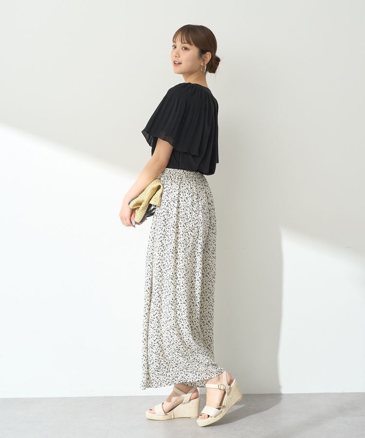 earth music&ecology「マジョリカフレアスリーブスクエアプルオーバー」|Tシャツ・カットソー|