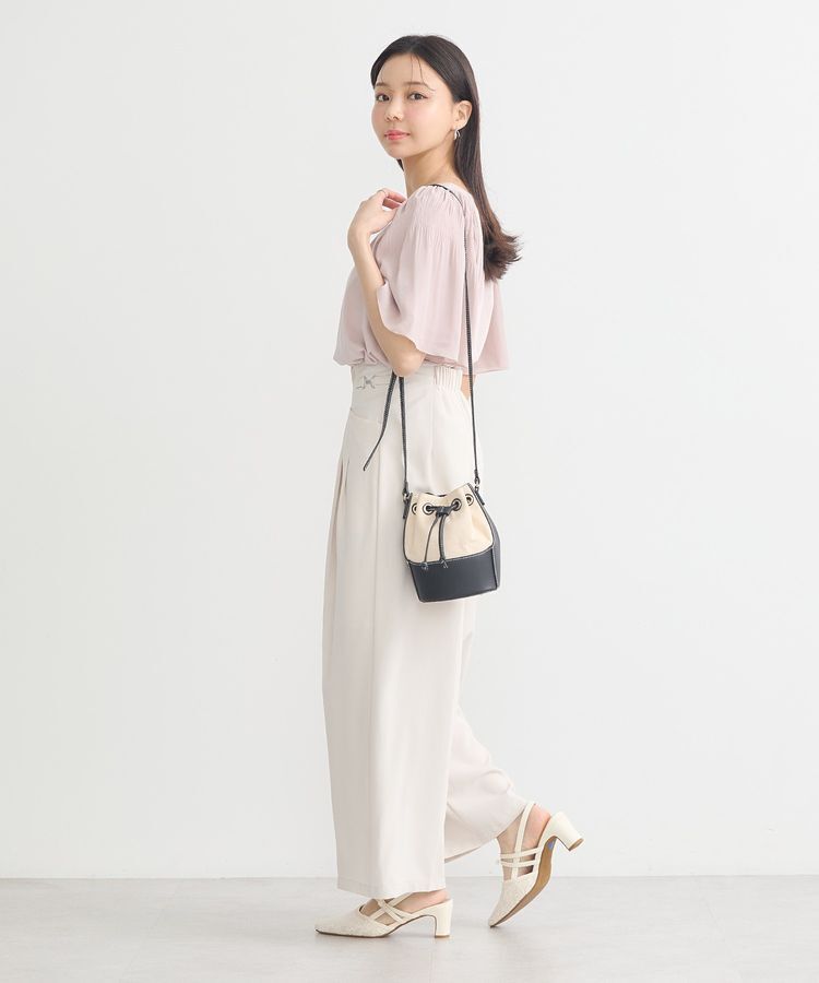 earth music&ecology「マジョリカフレアスリーブスクエアプルオーバー」|Tシャツ・カットソー|