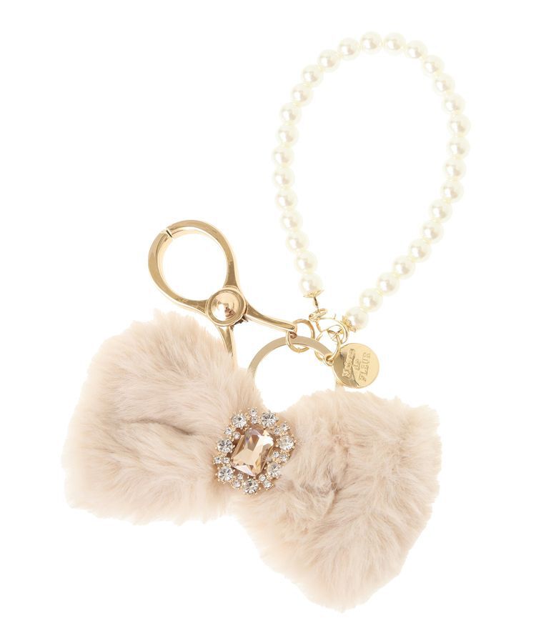 Maison de FLEUR「ファーリボングローブホルダー」|その他|