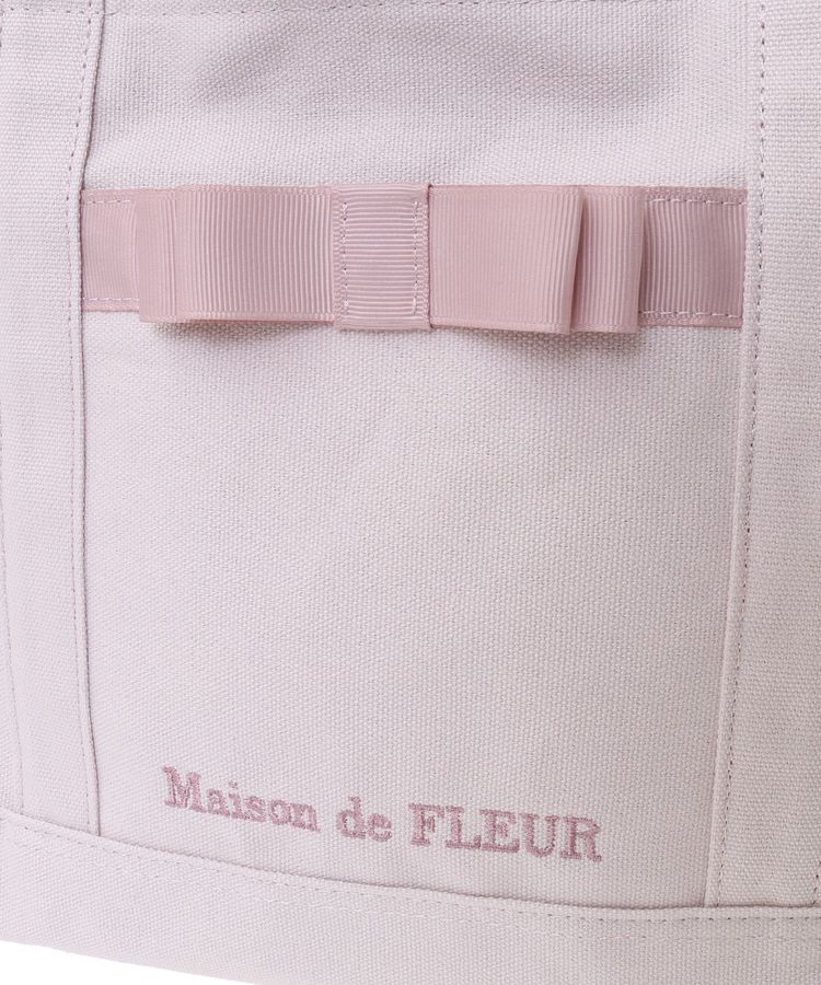 Maison de FLEUR「マルチポケット帆布トートSバッグ」|トートバッグ|