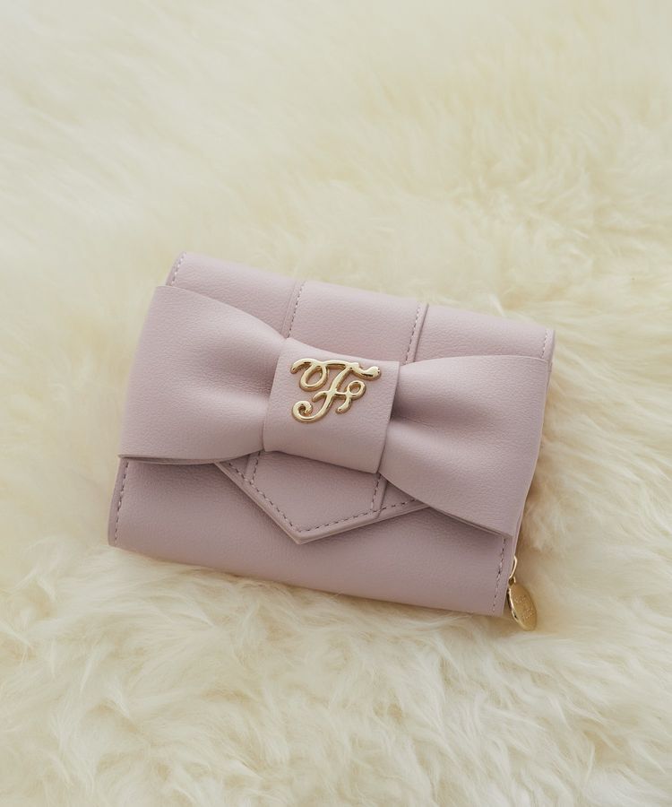 Maison de FLEUR「ベルトリボンミニウォレット」|財布|ピンク