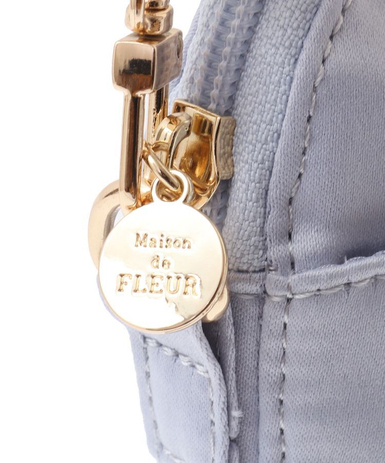 Maison de FLEUR「EC限定チュールハンドルラインストーンショルダー」|ショルダー・メッセンジャー|