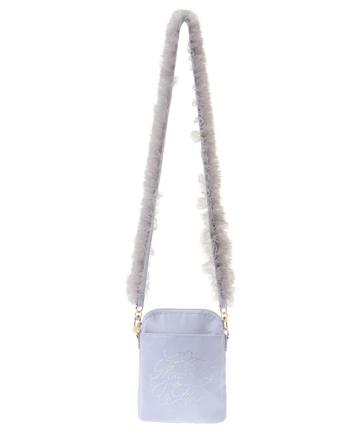 Maison de FLEUR「EC限定チュールハンドルラインストーンショルダー」|ショルダー・メッセンジャー|