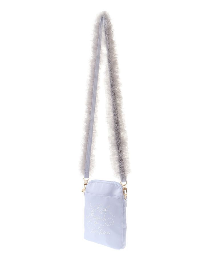 Maison de FLEUR「EC限定チュールハンドルラインストーンショルダー」|ショルダー・メッセンジャー|