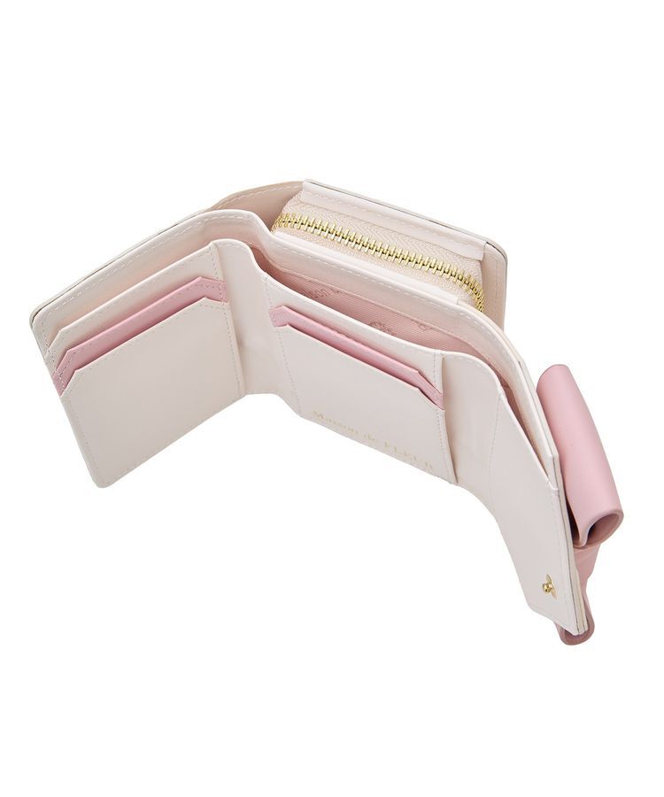 Maison de FLEUR「バイカラーベルトリボンミニウォレット」|財布|