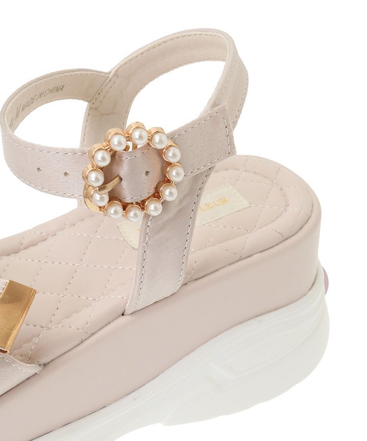 Maison de FLEUR「リボンビジュースニーカーサンダル」|サンダル|