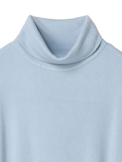  「ソフトタッチタートルニットチュニック」|ニット・セーター|