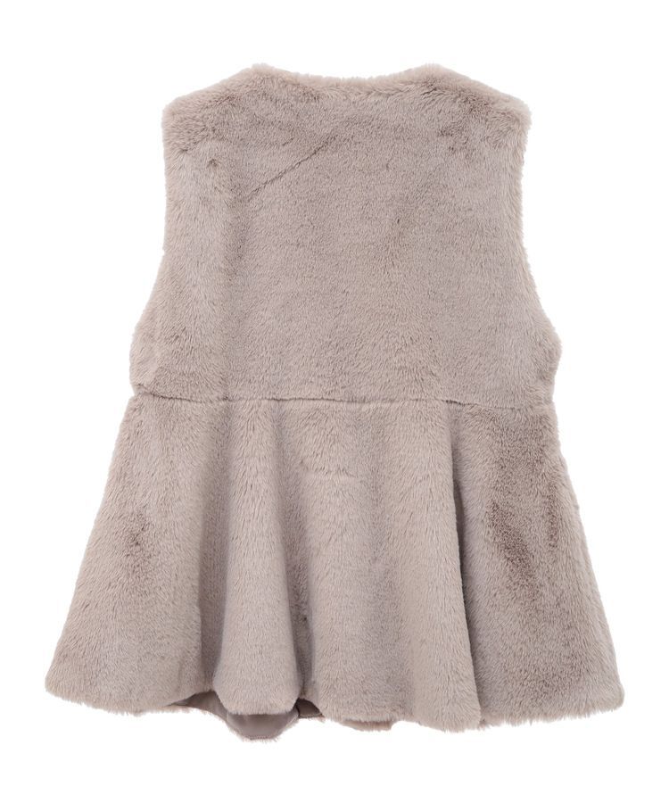 Green Parks「・ELENCARE DUEペプラムフェイクファーベスト」|ベスト・ジレ|