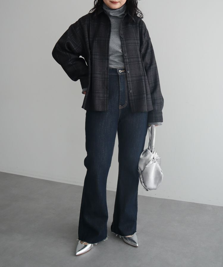 AnriettMusee「ウエストタック2WAYシャツブルゾン」|ブルゾン・スタジャン|