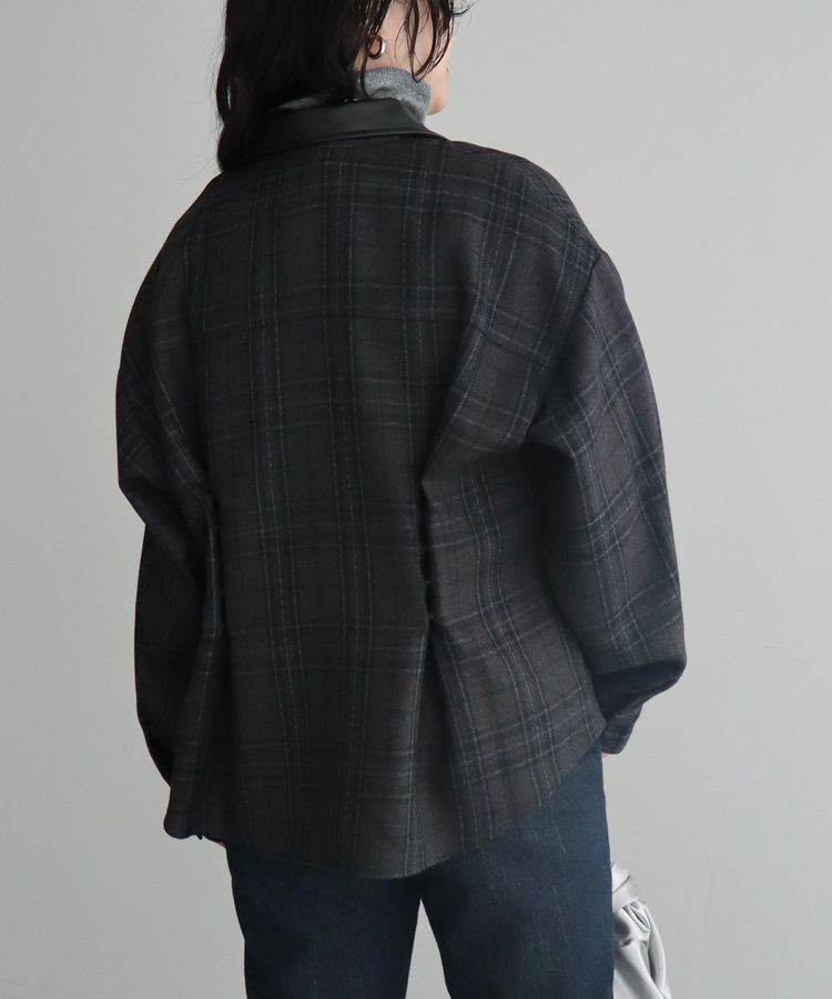 AnriettMusee「ウエストタック2WAYシャツブルゾン」|ブルゾン・スタジャン|