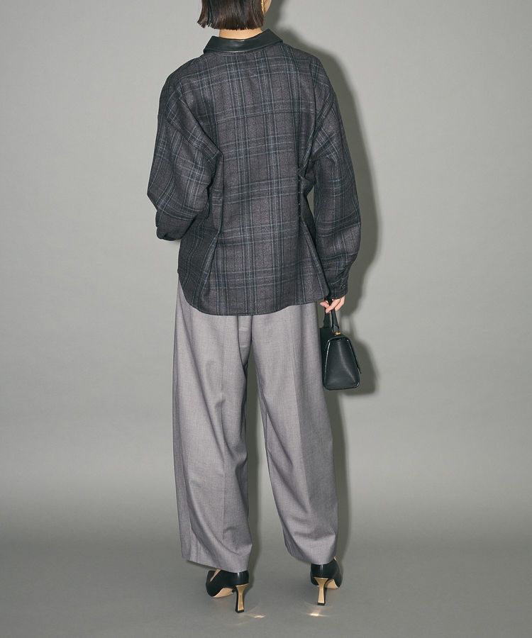 AnriettMusee「ウエストタック2WAYシャツブルゾン」|ブルゾン・スタジャン|