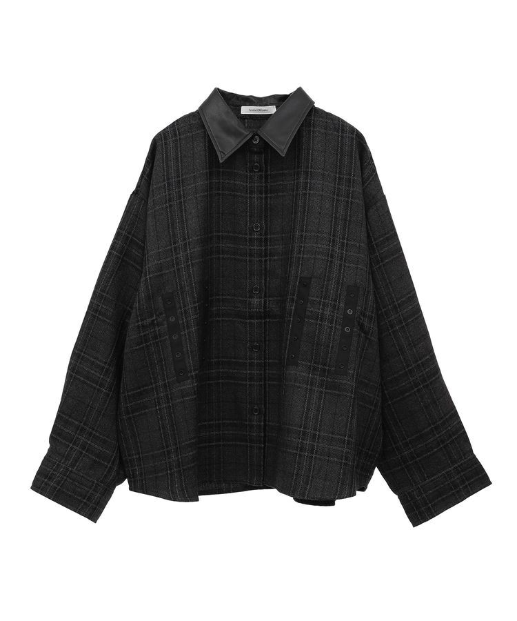 AnriettMusee「ウエストタック2WAYシャツブルゾン」|ブルゾン・スタジャン|