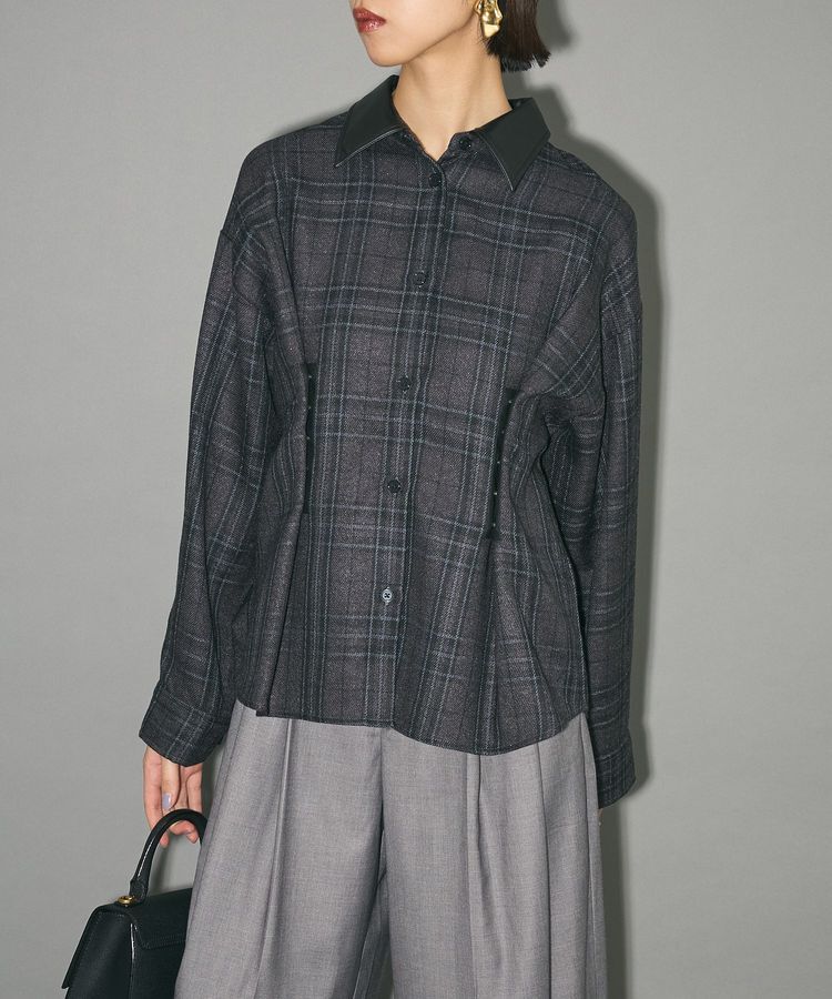 AnriettMusee「ウエストタック2WAYシャツブルゾン」|ブルゾン・スタジャン|