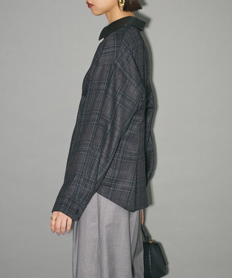 AnriettMusee「ウエストタック2WAYシャツブルゾン」|ブルゾン・スタジャン|