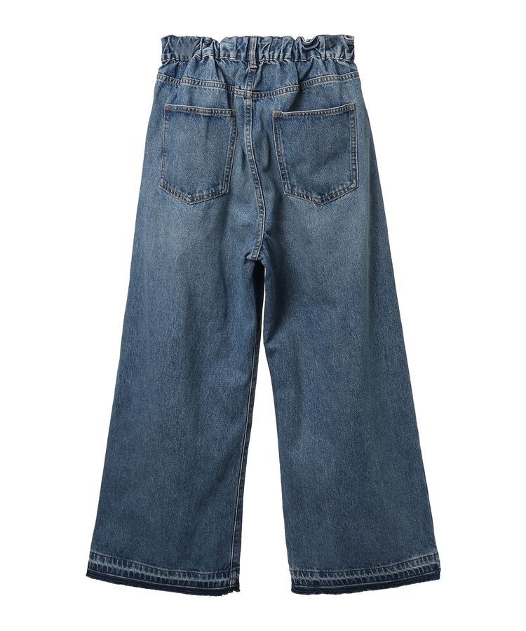 Green Parks「タックワイドデニムパンツ」|デニム|